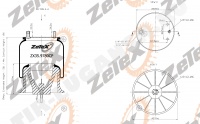 Пневморессора W013589780 пластиковый стакан FREIGHTLINER
