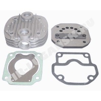 ГБЦ компрессора в сборе с плитой+клапана+прокладки IVECO FOR LK1901/LP1806 COMPR.