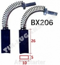 Щетки генератора 5*10*26