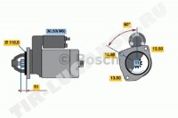 Стартер 24v 6.2kw 11t