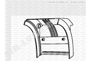 Крыло заднее (задняя левая часть 680mm)