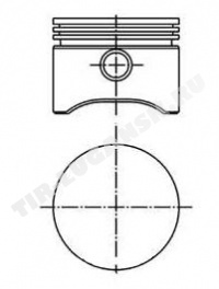 Поршень компрессора d75.5