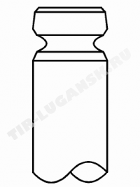Клапан выпускной 51*12*142,5