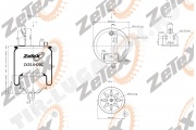 Пневморессора 6420N (82212N) металлический стакан/с кронштейном Volvo