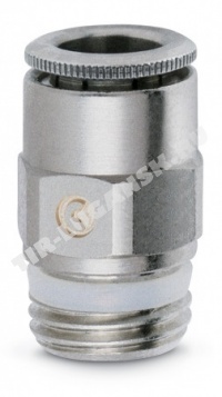 Соединитель 1/4'/D12мм метал