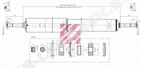 Амортизатор передний