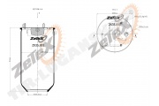 Пневморессора 811MB без стакана DAF / RENAULT
