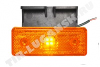Фонарь висячка желтый LED