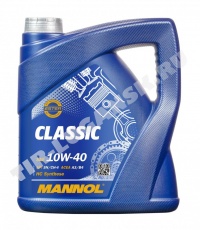 Масло MANNOL 7501-4 4Л 10W-40 CLASSIC SN/CH-4 ACEA A3/B4