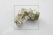 Соединитель уголок М22*1,5/D16мм метал