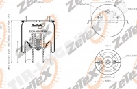 Пневморессора 1DK21A-8 / W01M586297 пластиковый стакан WEWELER