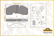 Колодки тормозные 210*92*30