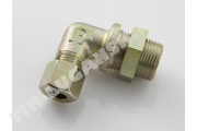 Соединитель уголок М16*1,5/D15мм метал