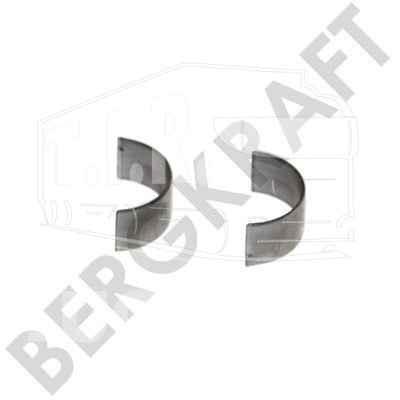 BK1500115AS, Вкладыши шатуна компрессора — Bergkraft