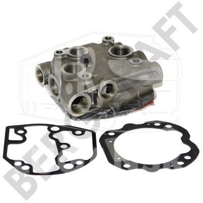 BK1500003AS-04, ГБЦ компрессора в сборе+прокладки MB NEW Type (пластинчатые клапана) — Bergkraft