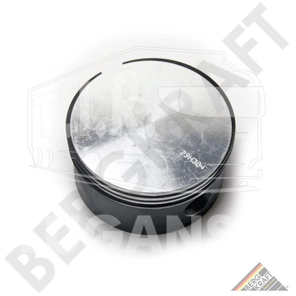 BK1100611AS, Поршнекомплект компрессора D=100mm STD (4x2.5x2.5) MB ACTROS — Bergkraft