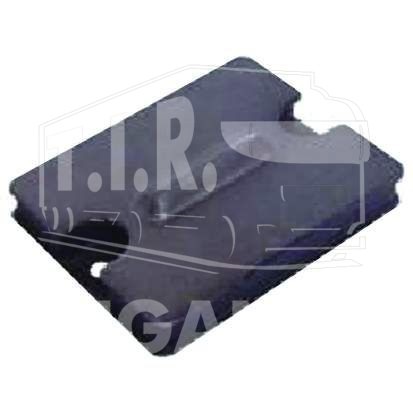 BK2962521SP, Резиновая подушка буфер рессоры A=90mm/B=66mm/H=12mm MAN — Bergkraft
