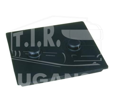 BK2881621SP, Резиновая проставка рессоры (буфер) A=80mm/B=105mm/H=13mm MAN — Bergkraft