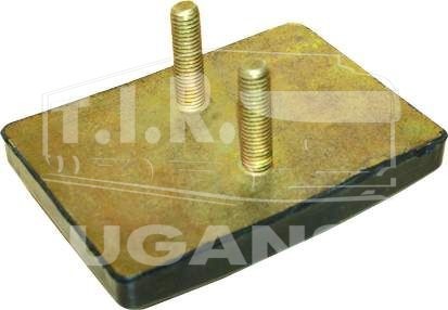 BK2960521SP, Резинометаллический буфер рессоры 120x85mm/H=19mm/M10x37mm MAN — Bergkraft