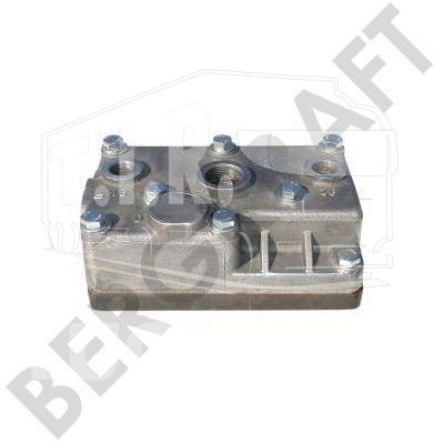 BK8501982, ГБЦ компрессора в сборе+комплект платы клапанов+болты — Bergkraft