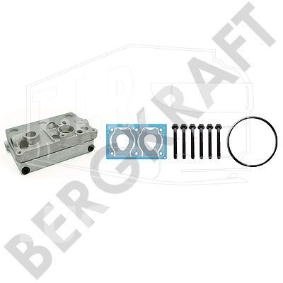 BK8501446, ГБЦ компрессора в сборе+прокладки+болты — Bergkraft
