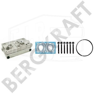 BK8501457, ГБЦ компрессора в сборе+прокладки+болты — Bergkraft