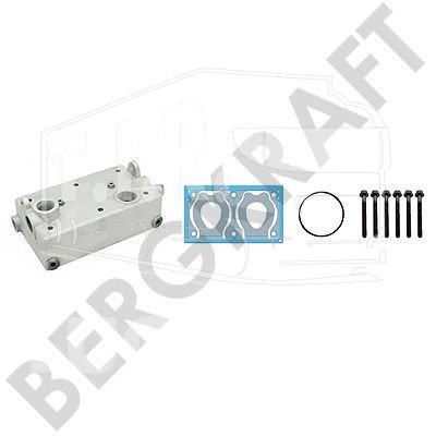 BK8501869, Комплект ГБЦ компрессора (ГБЦ в сборе+прокладки+болты) — Bergkraft
