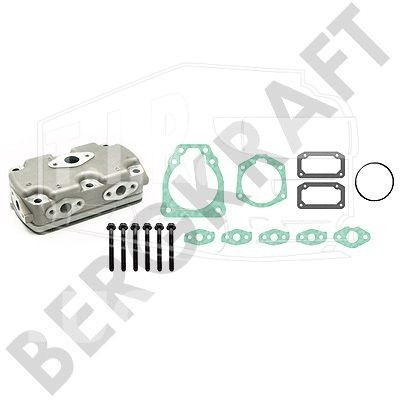 BK8501576, Комплект ГБЦ компрессора (ГБЦ в сборе+прокладки+болты) — Bergkraft
