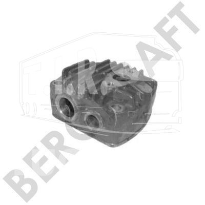 BK8501706, Комплект ГБЦ компрессора (ГБЦ+комплект платы клапанов+болты) — Bergkraft