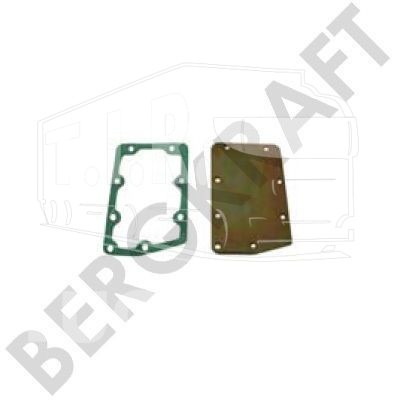 BK8501836, Комплект крышки+прокладки компрессора — Bergkraft
