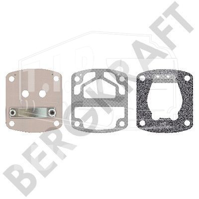 BK8501707, Комплект платы клапанов компрессора — Bergkraft
