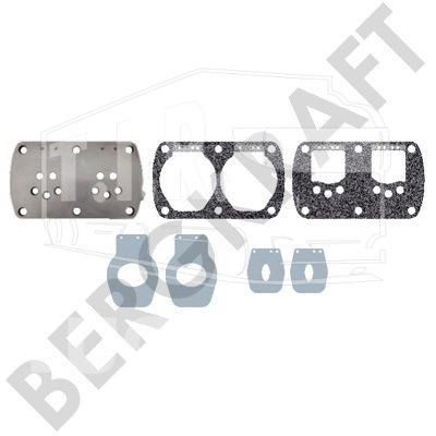 BK8501577, Комплект платы клапанов компрессора — Bergkraft