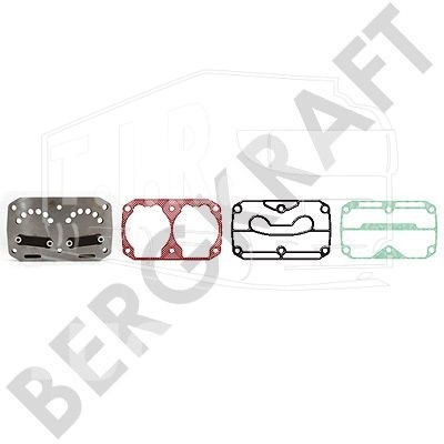 BK8501632, Комплект платы клапанов компрессора — Bergkraft