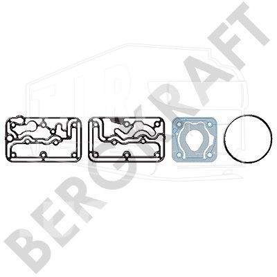 BK8501339, Комплект прокладок ГБЦ компрессора — Bergkraft