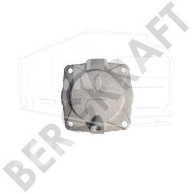 BK8500466, Опорный фланец+болты подшипника компрессора торцевой — Bergkraft