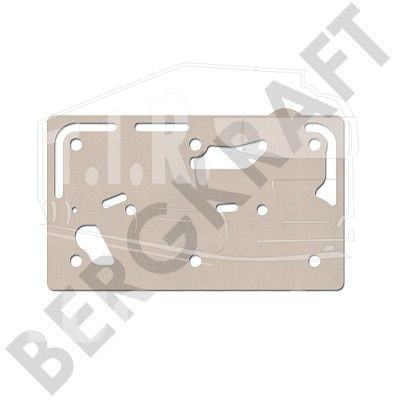 BK8501464, Плата охлаждающая компрессора — Bergkraft
