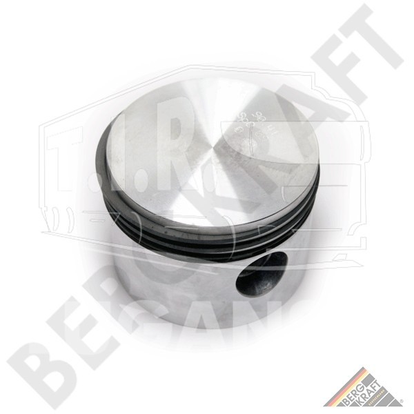 BK1103013AS, Поршнекомплект компрессора D=90mm 0.50 LONG TYPE (кольца 2.5x2.5x4.0mm) — Bergkraft