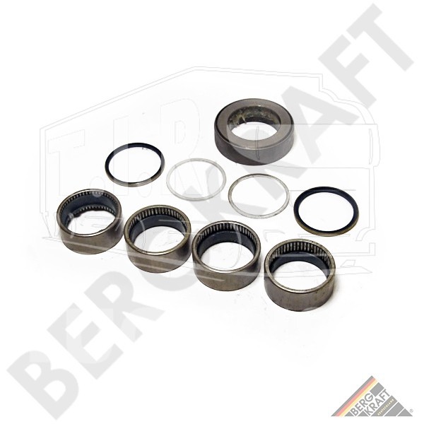 BK8900129, Комплект подшипников шкворня поворотного кулака — Bergkraft