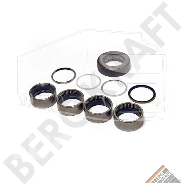 BK8900131, Комплект подшипников шкворня поворотного кулака — Bergkraft