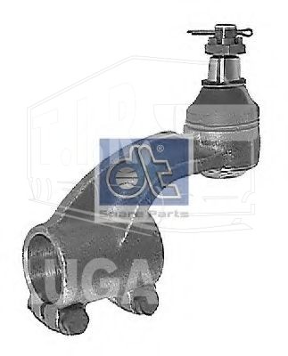 2.53001, Наконечник рулевой М52*1.5*168mm лев — Diesel Technic