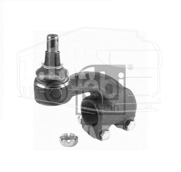 01909, Наконечник рулевой М52*1.5*168mm прав — Febi