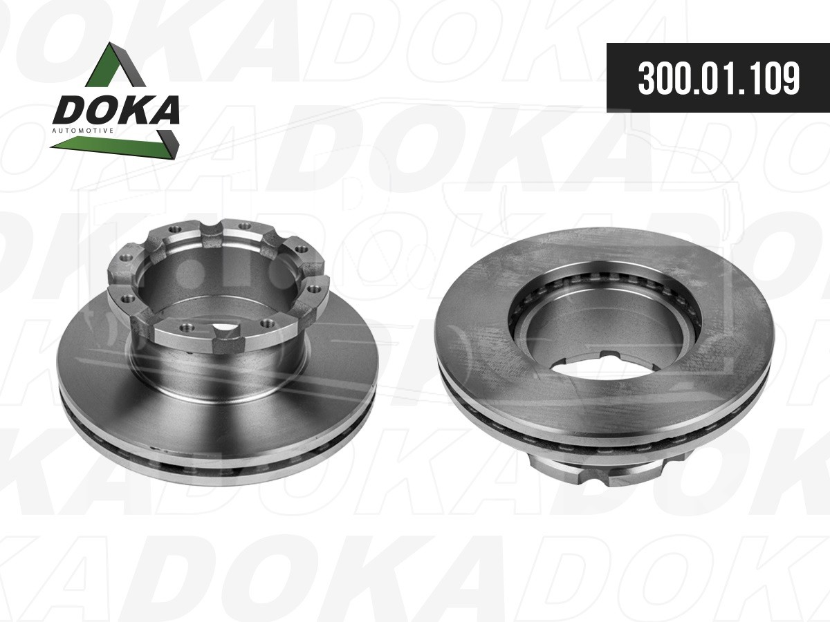 300.01.109, Диск тормозной задний — DOKA