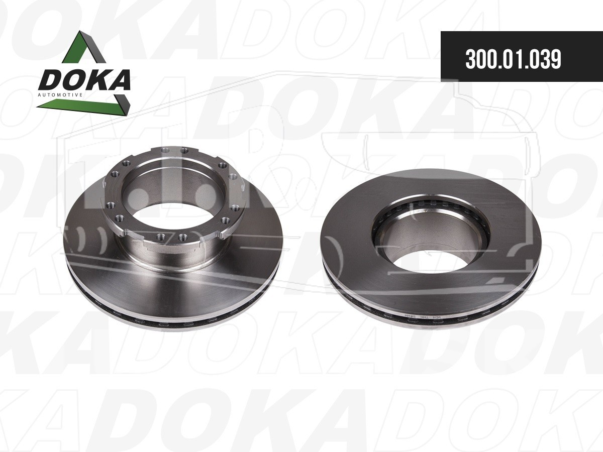 300.01.039, Диск тормозной — DOKA