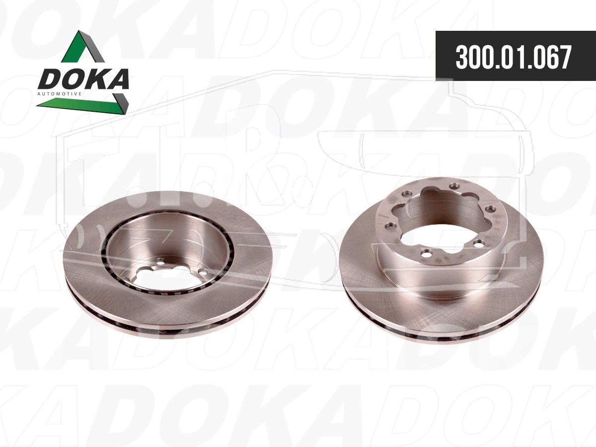 300.01.067, Диск тормозной — DOKA