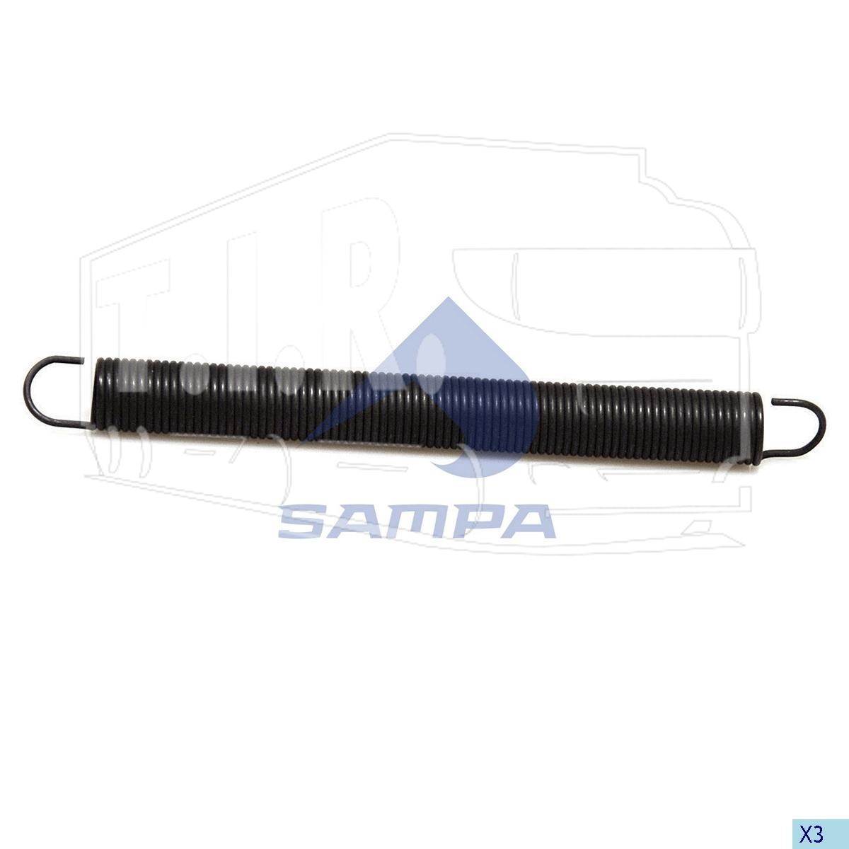 030.334, Пружина кулисы КПП — Sampa