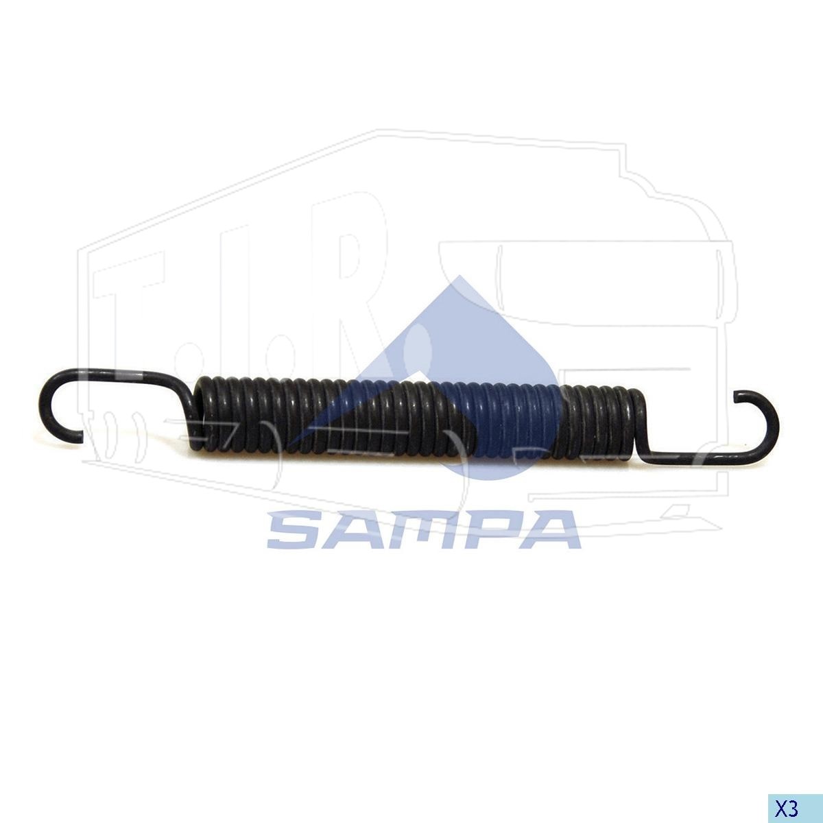 030.335, Пружина кулисы КПП — Sampa