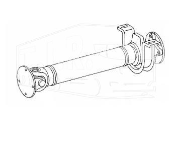 BK9900377, Карданный вал L=950mm (с подвесным подшипником) — Bergkraft