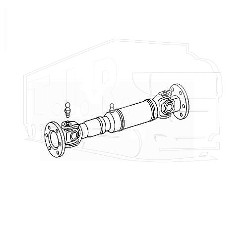 BK9900953, Карданный вал ЗМ L=1419mm — Bergkraft