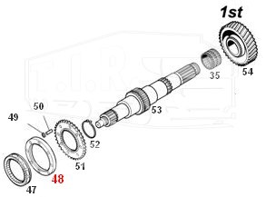 74530517, Конус синхронизатора промеж — Euroricambi