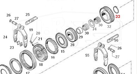 74530354, Кольцо стопорное — Euroricambi